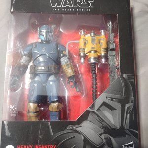 Star Wars The Black Series Heavy Infantry Mandalorian Toy 6-inch Scale
